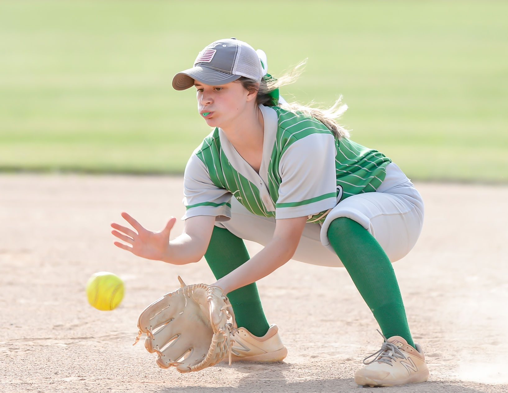 Friday night softball action